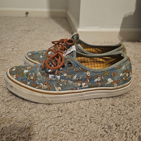 Vans Other - VANS X Disney Toy Story Sheriff Woody Denim ANDY Shoes Men's Size 10